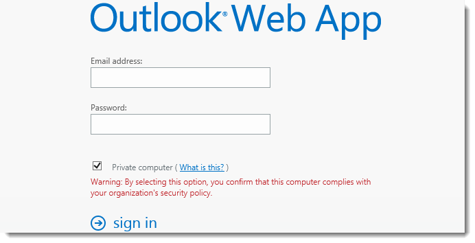 owa outlook email sign in